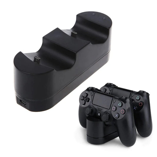 Controller Charging Station For PlayStation DualShock 4 Dual USB Charger Ports....